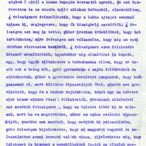 Részlet Spitzer Endre bejelentéséből a PIH Jogsegítő Irodáján- 1920. június 2. (Forrás: MZSL)
